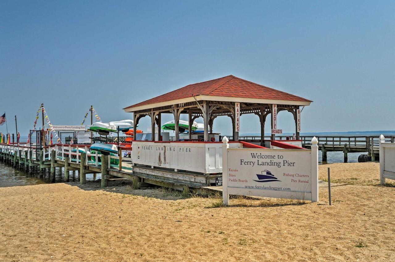 The Blue Crab Cottage - 3 Blocks From The Beach! Colonial Beach Buitenkant foto
